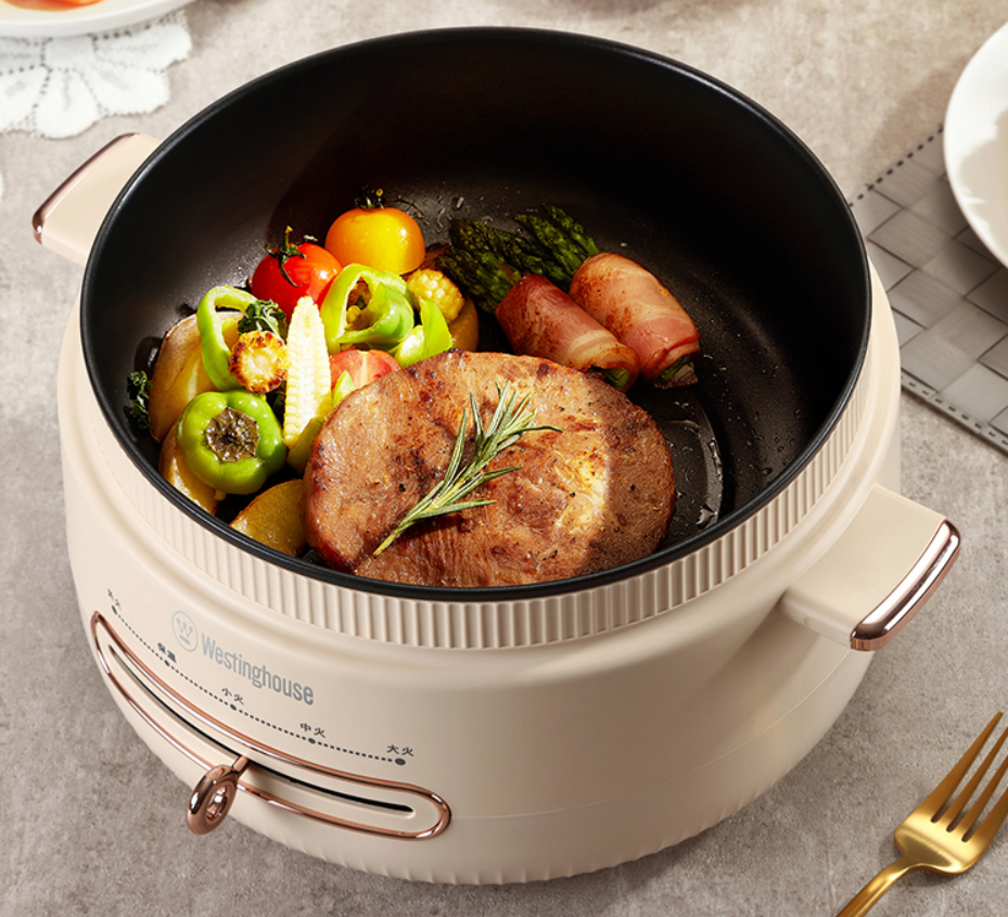 西屋(WESTINGHOUSE)-电火锅(多用锅)-WSC46B加热均匀,保温持久;操作简便,安全耐用;高清大图