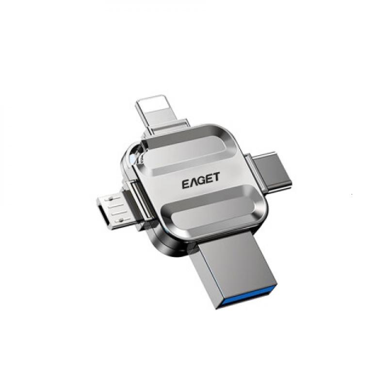 忆捷(EAGET) I71-256G USB3.0 Lightning Type-C MicroUSB口四合一 手机电脑高清大图