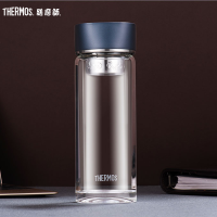THERMOS膳魔师透明玻璃杯500ML茶水分离杯便携过滤泡茶水杯TCGB-500S