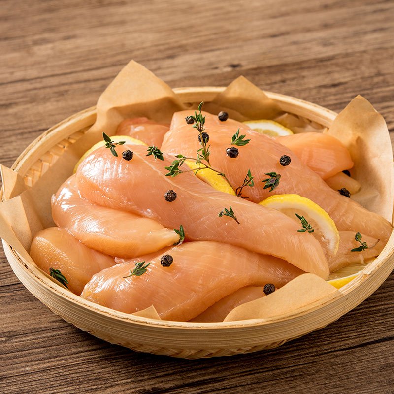 新希望六和 优选鸡小胸 1000g/袋 鸡胸 健身 减脂 鸡里脊 烧烤