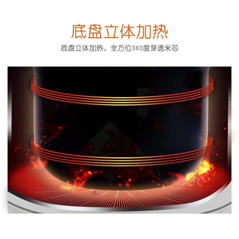 松下（Panasonic）电饭煲 SR-CNK05-W 1.5L/升（对应日标0.54L） 微电脑 迷你型 不沾涂层高清大图