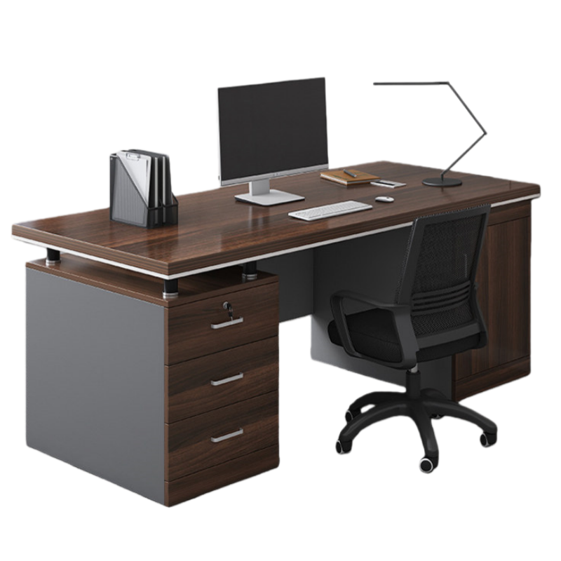 芙首泰办公电脑桌椅1桌1椅140*60*77cm套高清大图