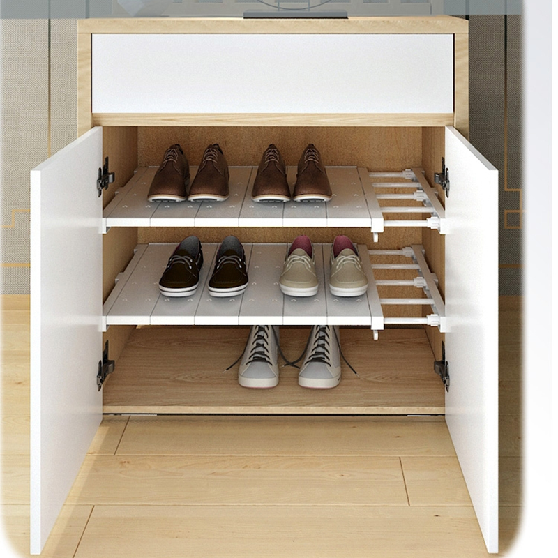 衣柜内收纳分层架隔板衣橱柜子隔层免钉伸缩宿舍置物架隔断分隔板