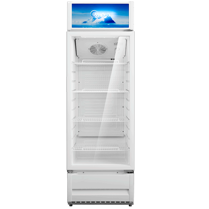 美的(Midea) 展示柜立式冷藏冰柜商用超市啤酒饮料水果茶叶火锅串串麻辣烫蛋糕保鲜双层玻璃门冷藏柜SC-320GM(Q