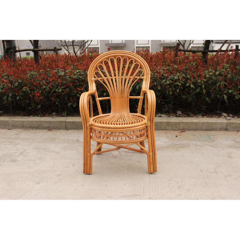 全藤孔雀椅休闲藤椅送礼老人凉台印尼藤椅/藤条椅