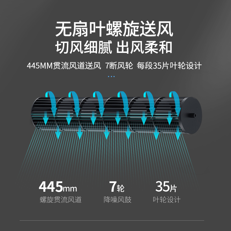 先锋(SINGFUN) 电风扇无叶风扇 塔扇落地扇家用办公室大风力省电摇头机械立式升级加高款风扇 DTS-G15H