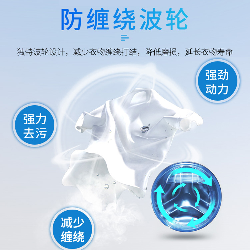 澳柯玛13公斤双桶半自动洗衣机 双缸 家用大容量双缸双筒双电机双动力老式易操作洗衣机XPB130-2858SP高清大图