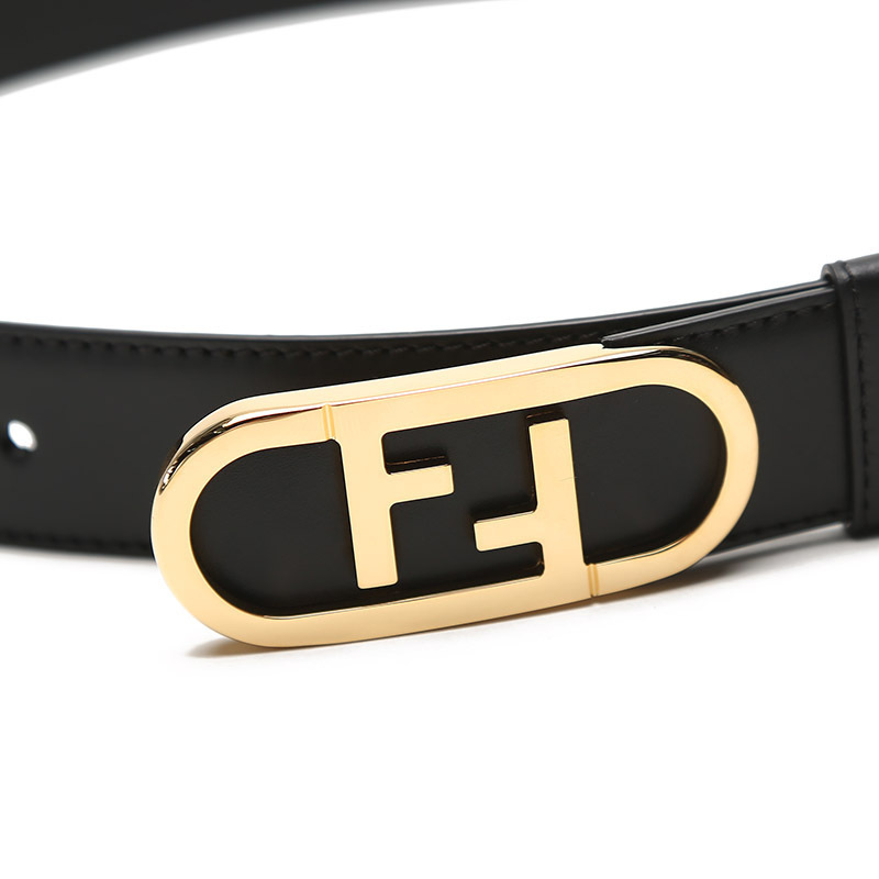 fendi芬迪女士牛皮双f板扣式皮带腰带8c0653aaiw