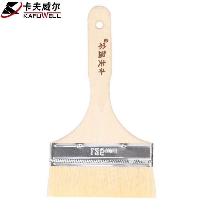 卡夫威尔EM3383羊毛刷5寸涂料油漆刷子软毛刷子2支装高清大图