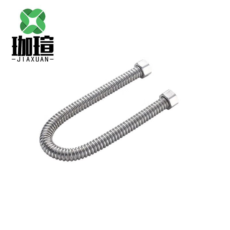 珈瑄 不锈钢波纹管 热水器冷热水管防爆抗压波纹上水软管 DN40*10cm 根高清大图