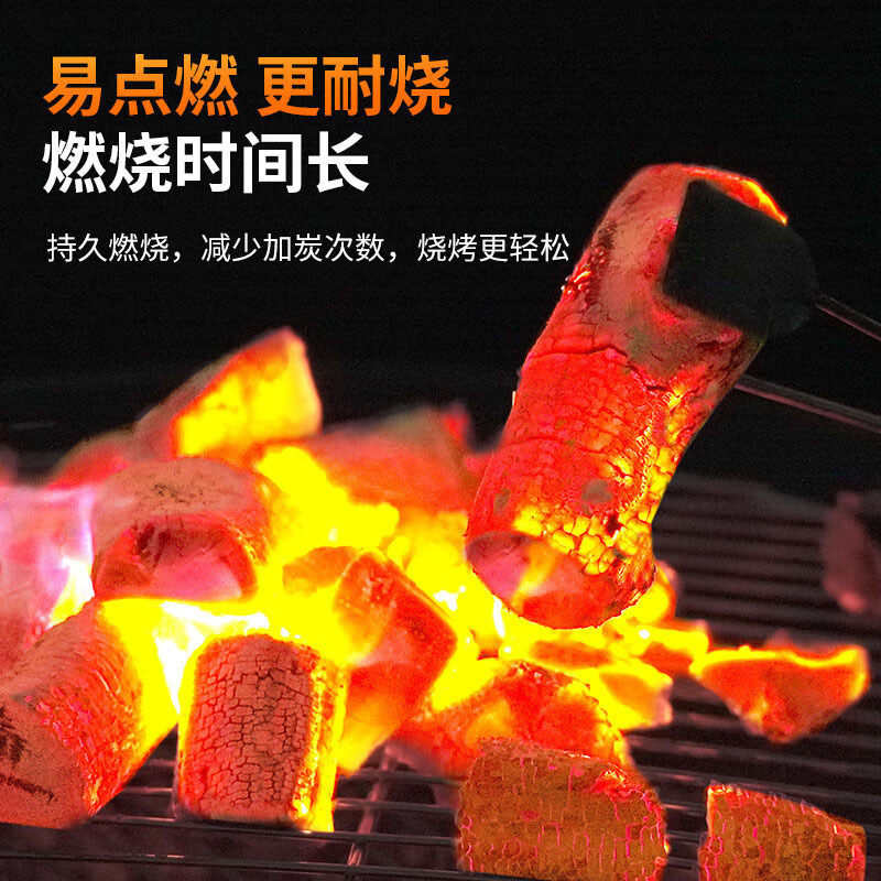 尚烤佳果木炭无烟烧烤木炭烧烤炭果10斤木炭枣木SKJ-514