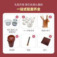 晋舰 岩板茶桌椅组合现代家用阳台简约茶桌办公室泡茶桌 1.2桌1主椅2凳