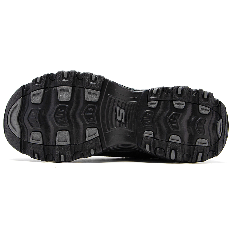 Skechers/斯凯奇男鞋新款复古厚底熊猫鞋轻质缓震运动休闲鞋52675-BBK ZP