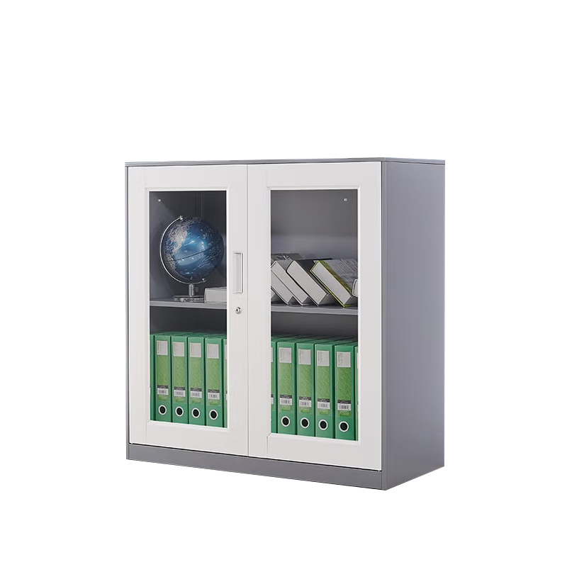 合祥源 玻璃门矮柜 厚度0.6 900*400*925mm QX-WJG126 组高清大图