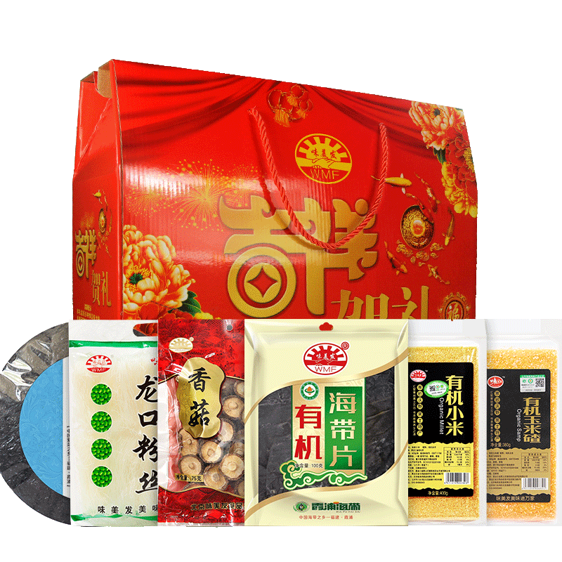味美发 吉祥礼盒1430g 年货礼盒公司福利企业团购礼包高清大图