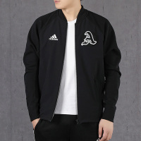 阿迪达斯adidas外套男2020新款休闲长袖立领夹克运动服FQ7616