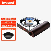 岩谷Iwatani户外便携式卡式炉卡磁炉瓦斯炉家用炉具炉子野炊卡斯炉燃气灶_746 【ZA-41】+【ZK-06多功能锅】