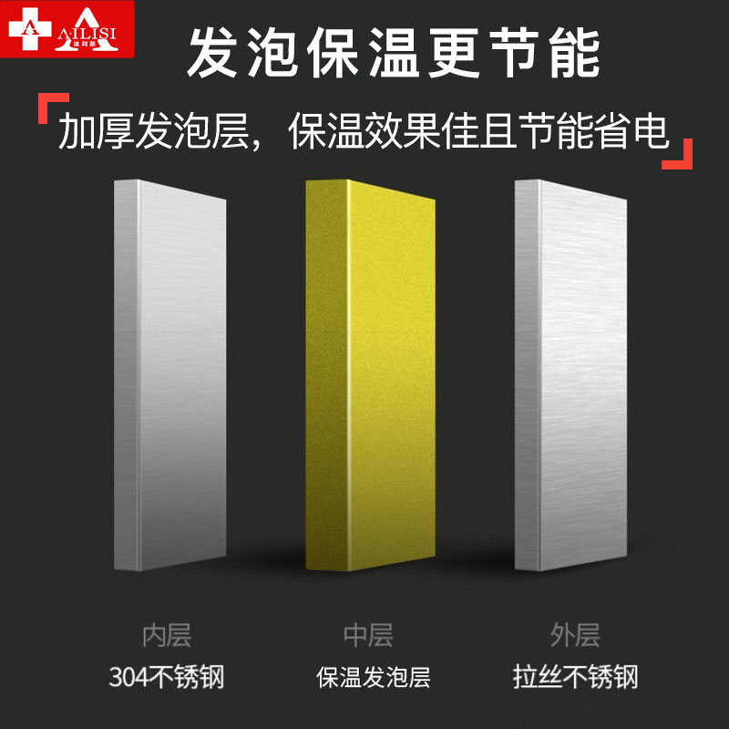 埃利斯(AILISI)GLK-3H柜机系列开水机全自动不锈钢饮水机学校工厂奶茶店烧水电热开水机高清大图