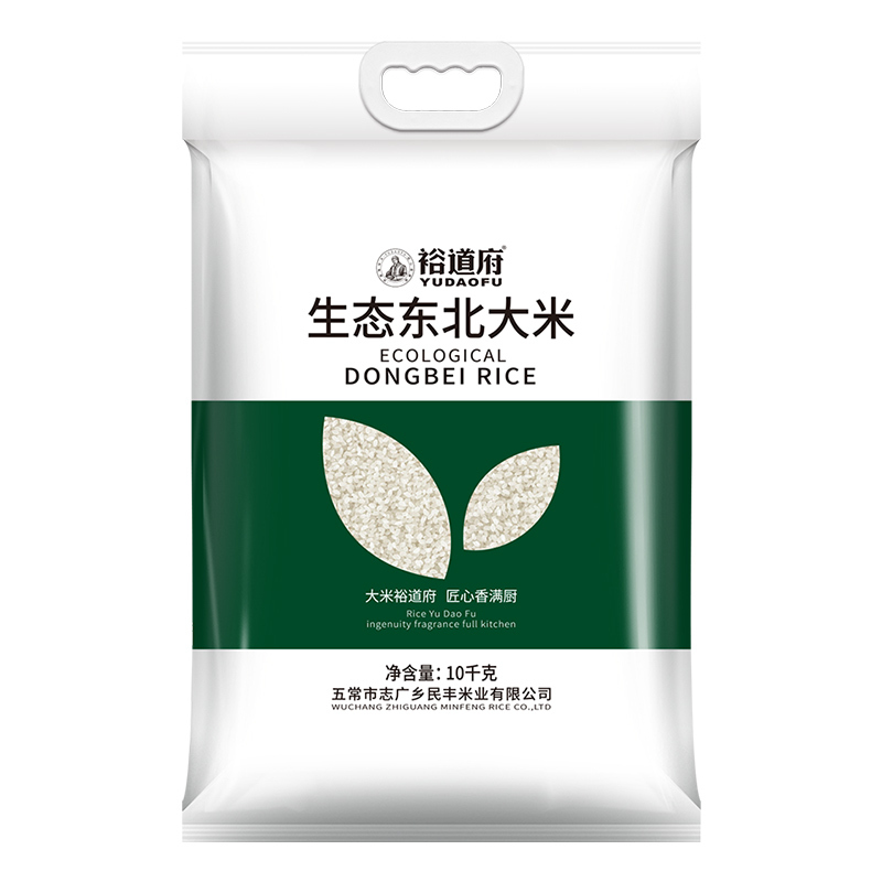 裕道府 生态东北大米 10kg(单层袋真空装)