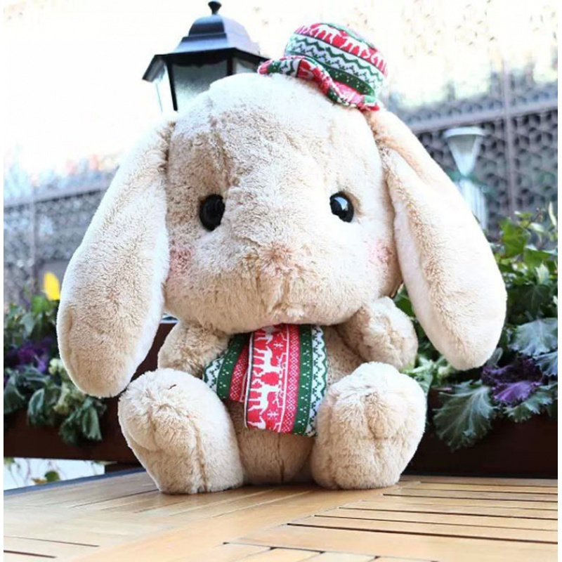 直销amus垂耳兔公仔软萌大白兔毛绒玩具兔子玩偶娃娃活动礼品