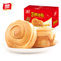 雅客手撕面包1000g整箱装早餐面包小面包糕点零食下午茶点心约20袋