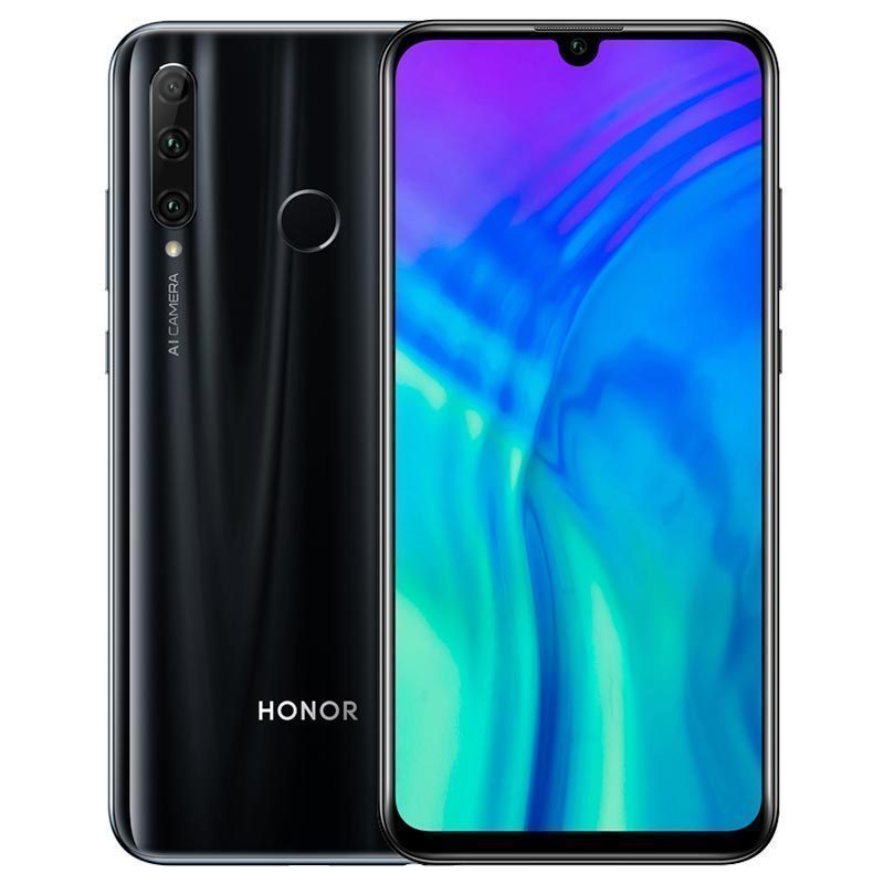 荣耀(honor)20i 6GB+64GB 幻夜黑 移动联通电信4G全网通 3200万AI自拍 超广角三摄 6.21英寸珍珠全面屏手机高清大图