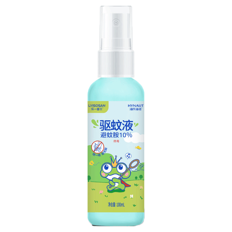海氏海诺 2瓶 100ml装避蚊胺10%驱蚊液喷雾花露水喷剂 夏季户外防蚊虫叮咬避蚊驱蚊液图片