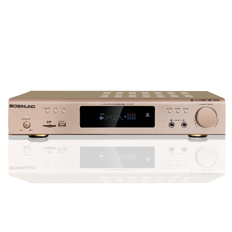 bosinund/博斯顿106黑AP350 家用客厅真5.1声道 套装家庭影院音响 光纤同轴蓝牙 卡拉OK唱歌KTV