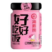 海底捞红葱黄豆佐餐酱210g 瓶装 红葱黄豆新口味 意想不到的美味 佐餐拌饭拌面 样样行