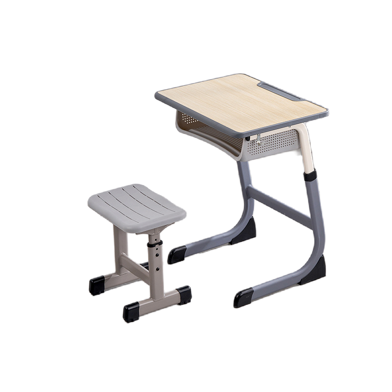 锦北 学校高中小学生课桌椅ABS加厚教室课桌椅培训补习椅子 款式五高清大图