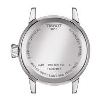 天梭(TISSOT)女士瑞士经典梦石英手表28mm瑞士三针防水不锈钢表带