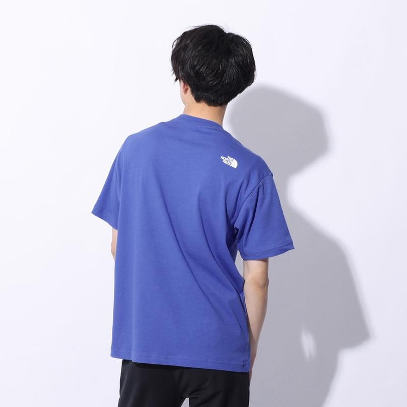 THE NORTH FACE/北面运动速干男款短袖T恤简约Logo棉涤纶拼接弹力