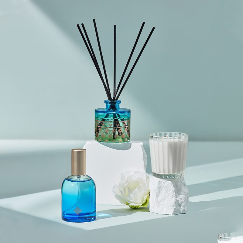 共禾京品(JINGREPUBLIC)清新卧室香氛礼盒国风礼盒无火香薰意境蜡烛精油高档创意生日礼物 桃花源记香氛礼盒高清大图