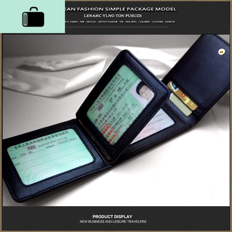 驾驶证皮套男女牛皮驾照夹本个性行驶包卡包机动车证套NEWLAKE高清大图