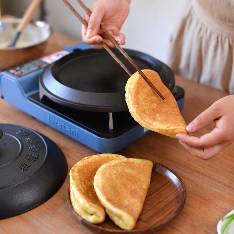 老式无涂层铸铁鏊子加厚煎饼锅饼折锅耨耨烙糕摊子锅饽饽烙饼锅老式