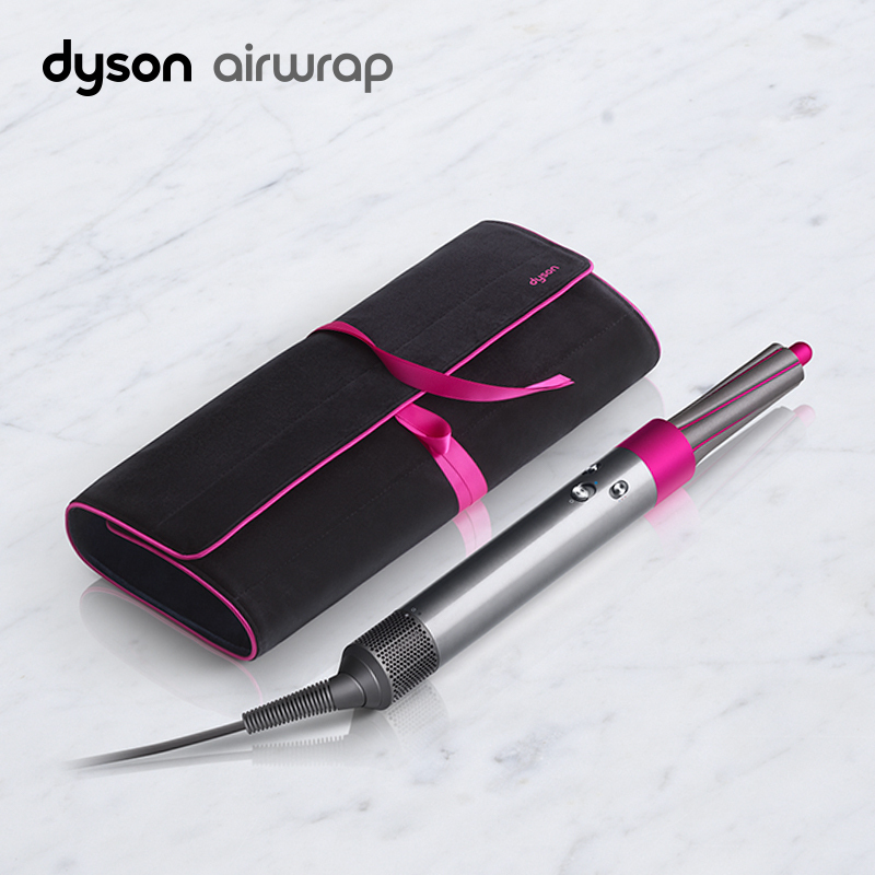戴森(Dyson) 美发造型器 Airwrap Complete 卷发棒 吹风机 直发梳 多功能合一紫红色礼盒赠丝绒收纳