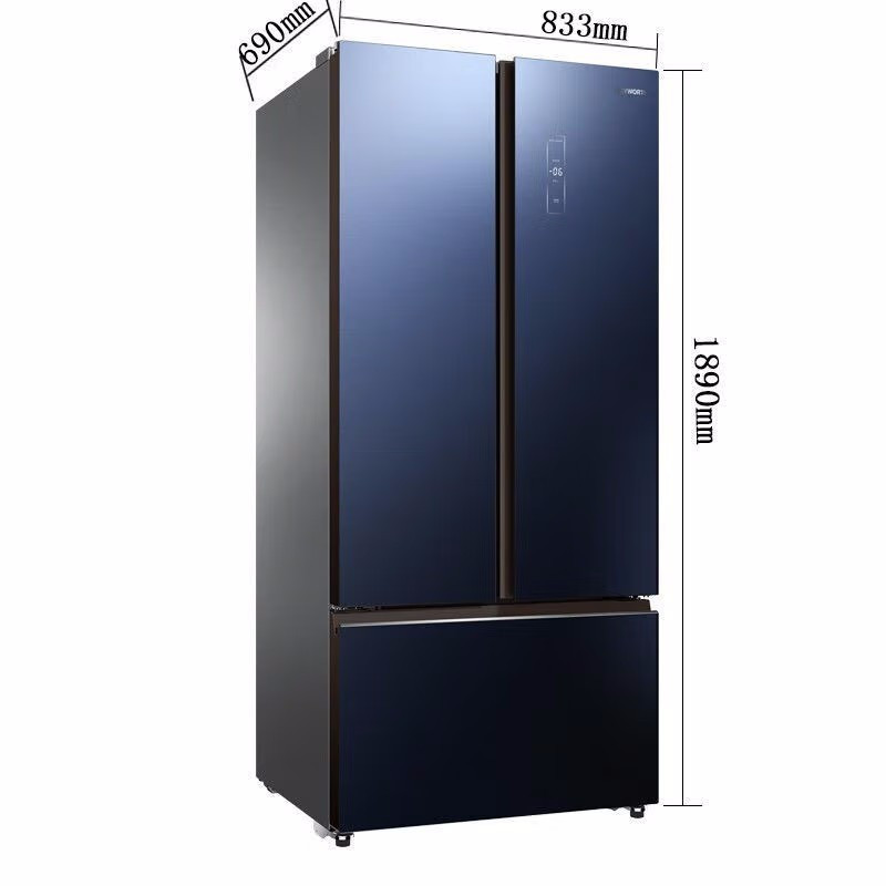 创维(Skyworth)503升 冰箱 美式对开三门 115L超大变温室 宽幅变温 变频节能
