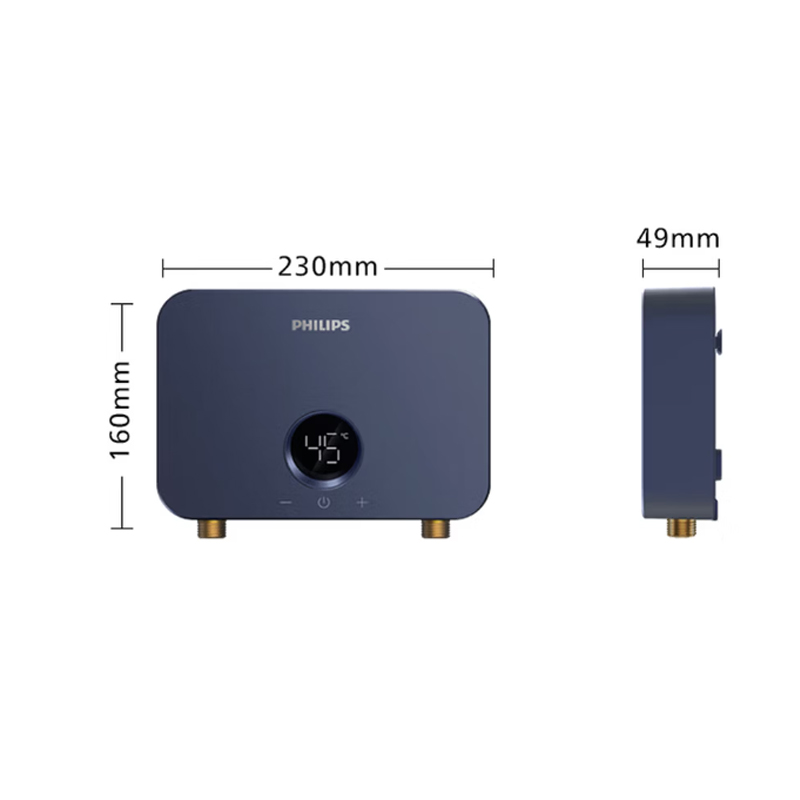 飞利浦 即热式厨房卫生间台下小型即热热水器AWH1053高清大图