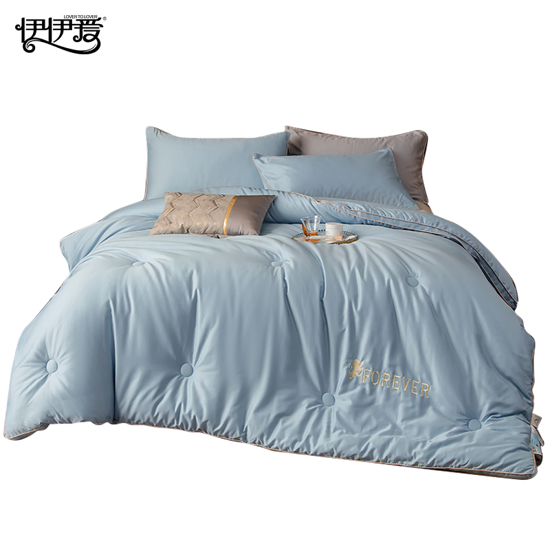 伊伊爱 澳棉100支大豆秋冬被高清大图