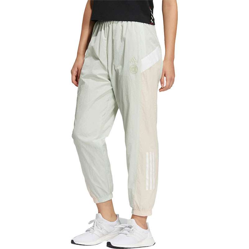 adidas/阿迪达斯长裤运动休闲舒适透气收脚梭织女裤HM5283 D