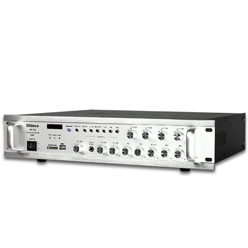 新科(Shinco) AV-112 数字hifi功放机 专业定压定阻功放器蓝牙广播功放 200W