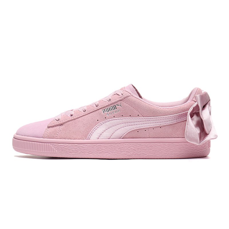 puma彪马女鞋蝴蝶结板鞋休闲鞋运动鞋369217 36921701粉色