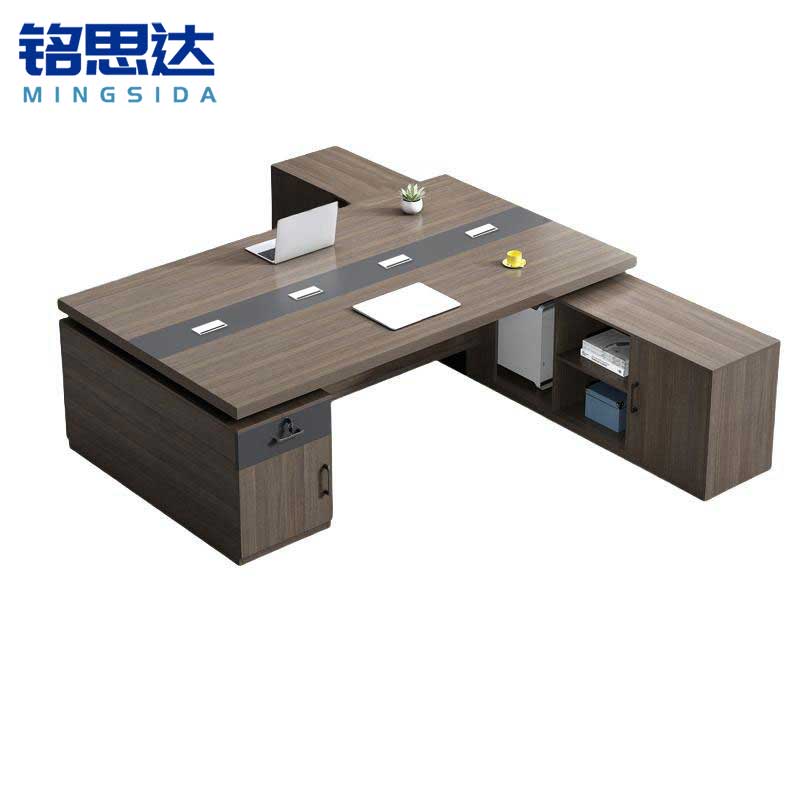 铭思达 木质办公桌 2000*1400*750mm 张高清大图
