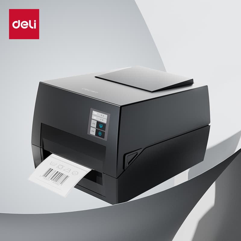 得力(deli)热转印/热敏二合一标签打印机 多场景适用标签打印机GE530T