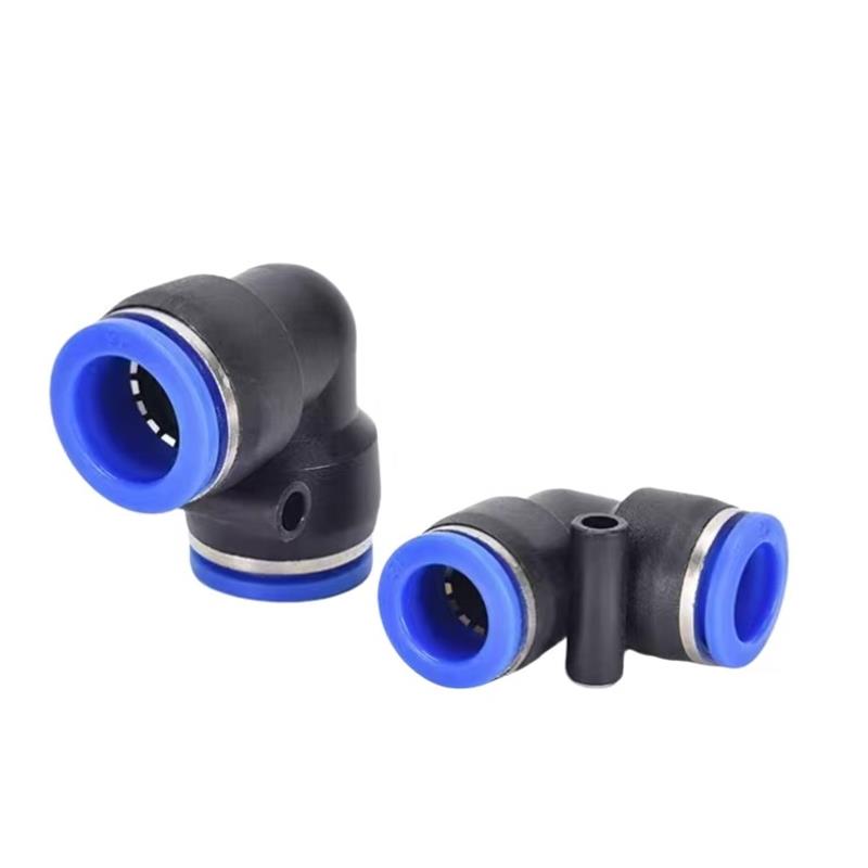 中锦科技 气管快速接头 直角弯头 PV-4 个高清大图