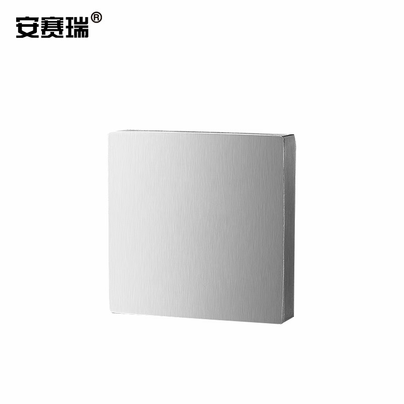 安赛瑞 磁吸刀架 免打孔不锈钢方形磁石刀架 厨房工作间工具壁挂式收纳架 701544