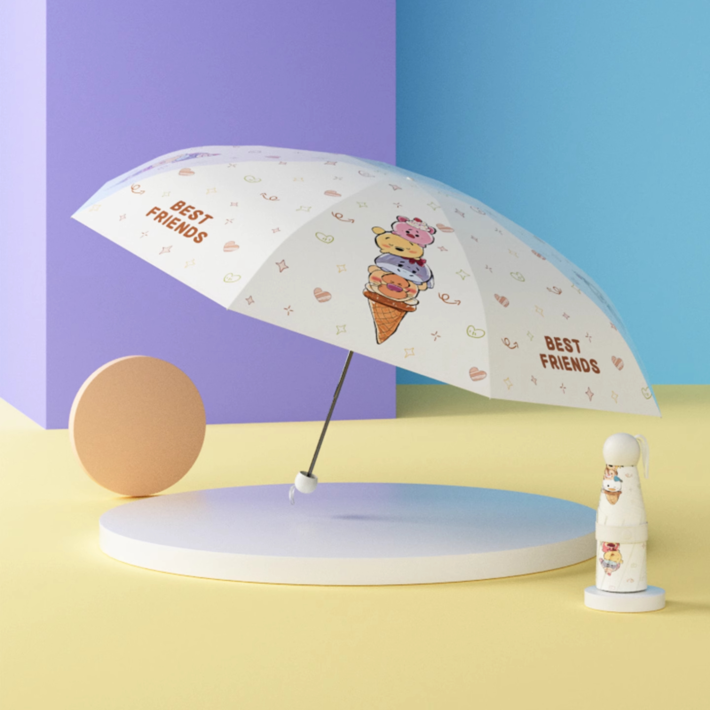 蒙虎荣威 太阳伞遮阳伞防晒防紫外线折叠 个高清大图