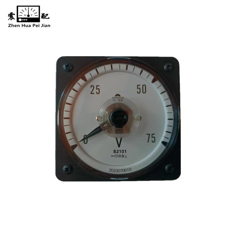 震配 电测量直流电压表 B2101/45C8-V 50V(75V) 块高清大图