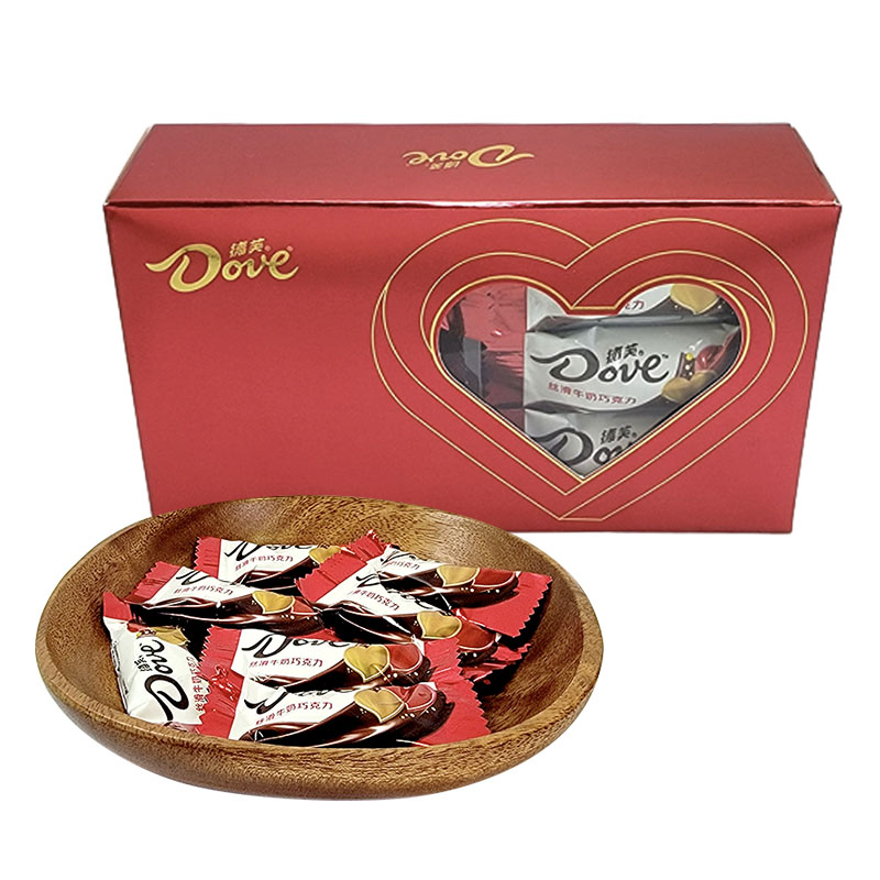 德芙牛奶巧克力纸盒装6-12颗伴手礼婚庆结婚喜糖七夕情人生日礼物高清大图