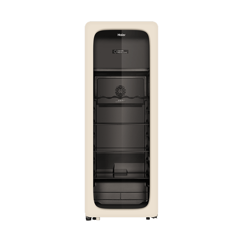 海尔(Haier)133L冻藏双温冰吧-元气吧 -20°C~-6°C专属冰室 黑金净化抗菌DS0133LH9EY1